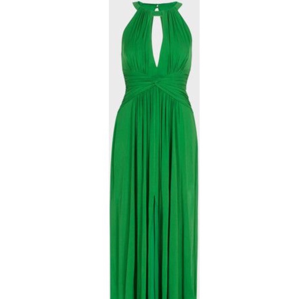 BCBG Max Azria 'Christiana' ~ Green Jersey Gown